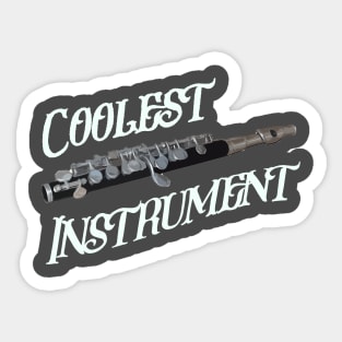 Coolest Piccolo Instrument Player Vintage Welsh Instrument British Music Sticker